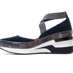Nu-Pieds Compensés Mamzelle Volou Navy Navy