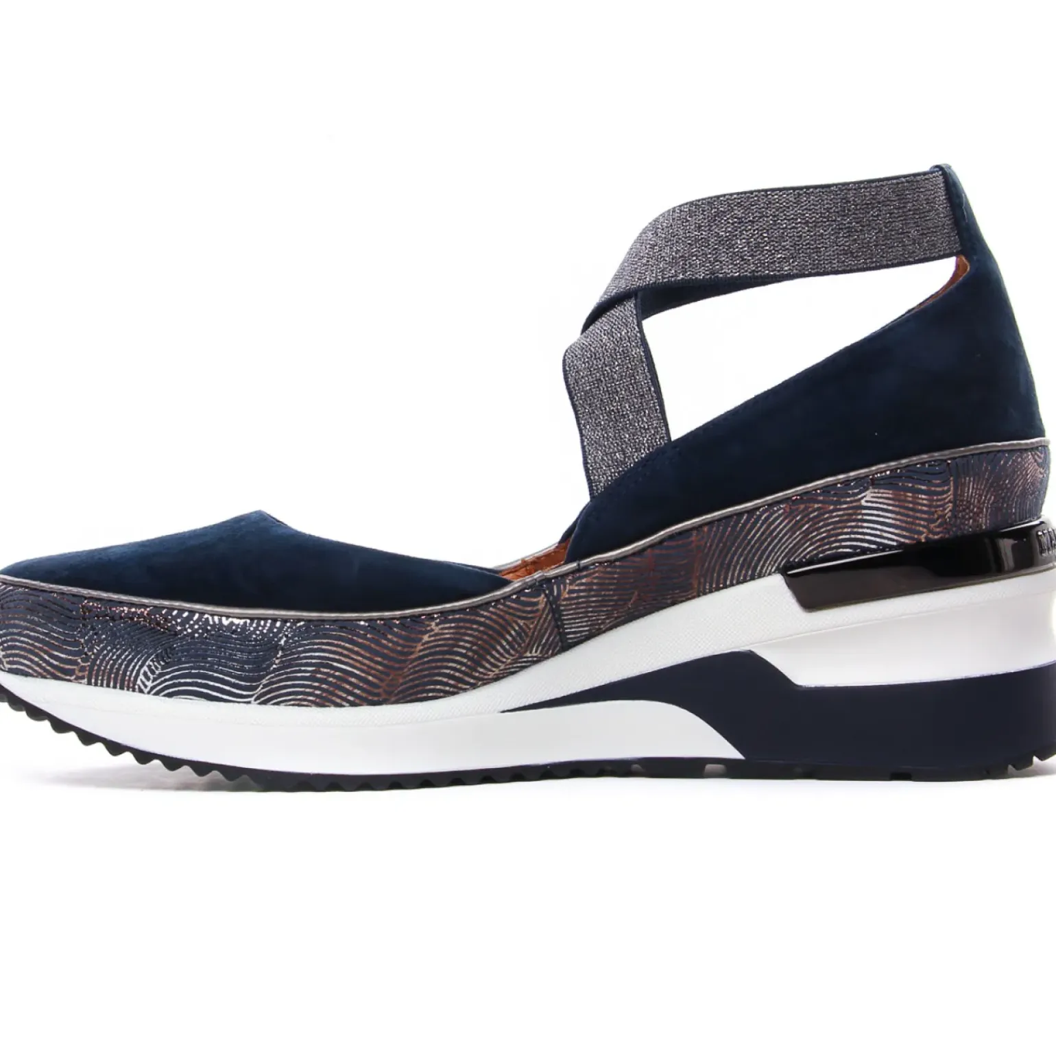Nu-Pieds Compensés Mamzelle Volou Navy Navy