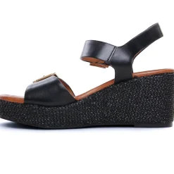 Nu-Pieds Compensés Marco Tozzi 28389 Black