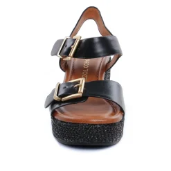 Nu-Pieds Compensés Marco Tozzi 28389 Black