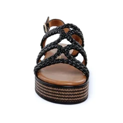 Nu-Pieds Compensés Marco Tozzi 28700 Black