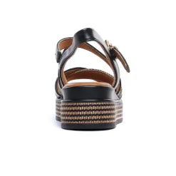 Nu-Pieds Compensés Marco Tozzi 28705 Black Comb