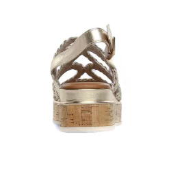 Nu-Pieds Compensés Marco Tozzi 28700 Gold