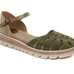 Nu-Pieds Compensés Porronet 2860 Kaki