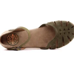 Nu-Pieds Compensés Porronet 2860 Kaki