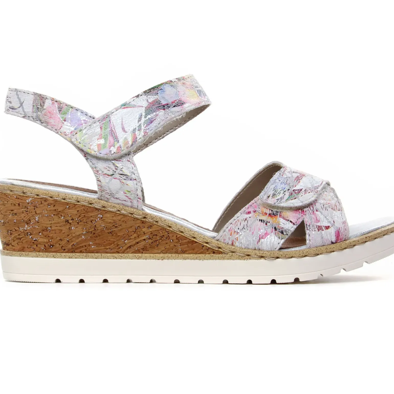 Nu-Pieds Compensés Remonte R6252-92 Multiflower