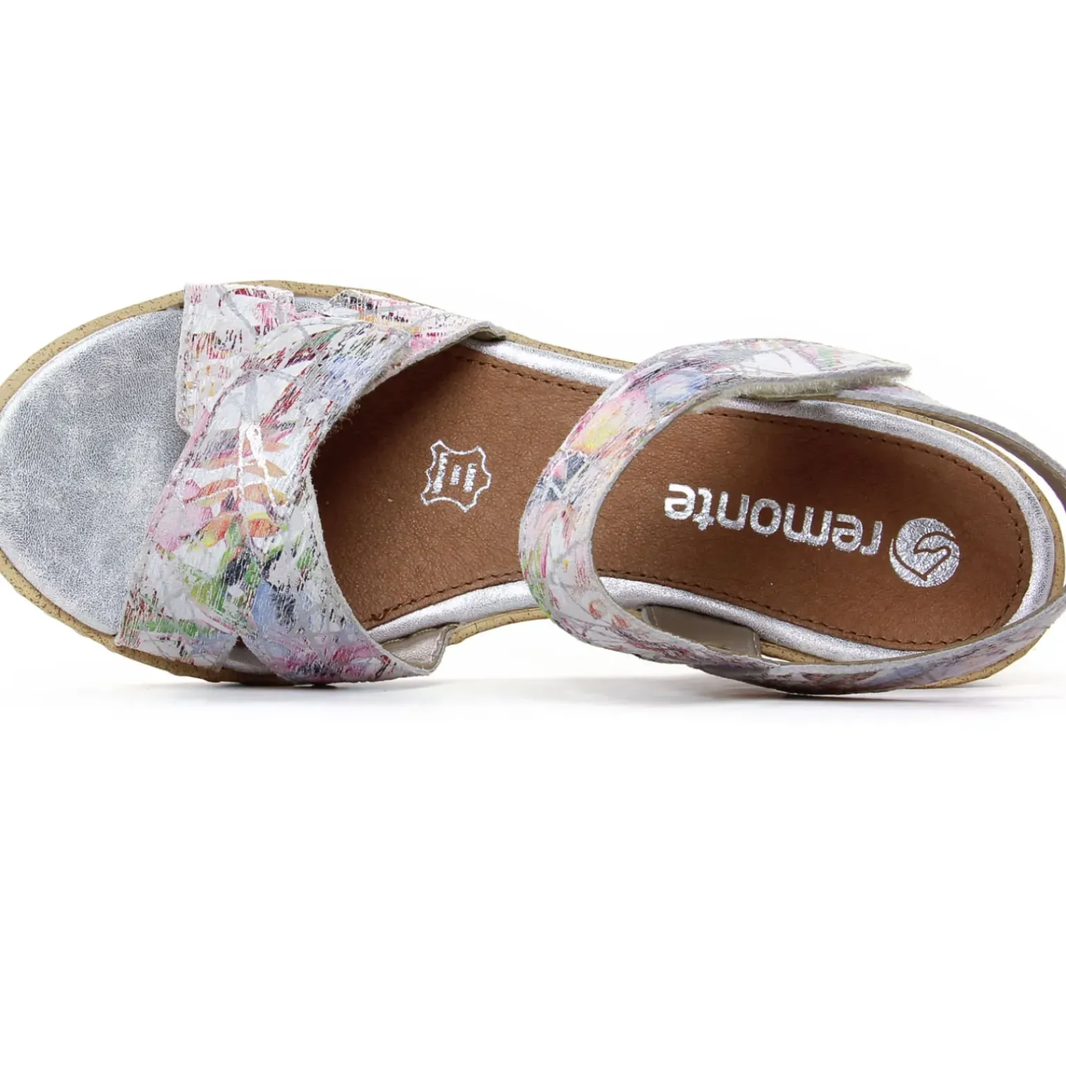 Nu-Pieds Compensés Remonte R6252-92 Multiflower
