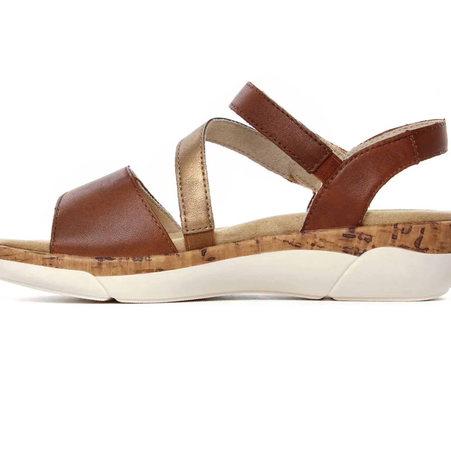Nu-Pieds Compensés Remonte R6860-24 Muskat Antique
