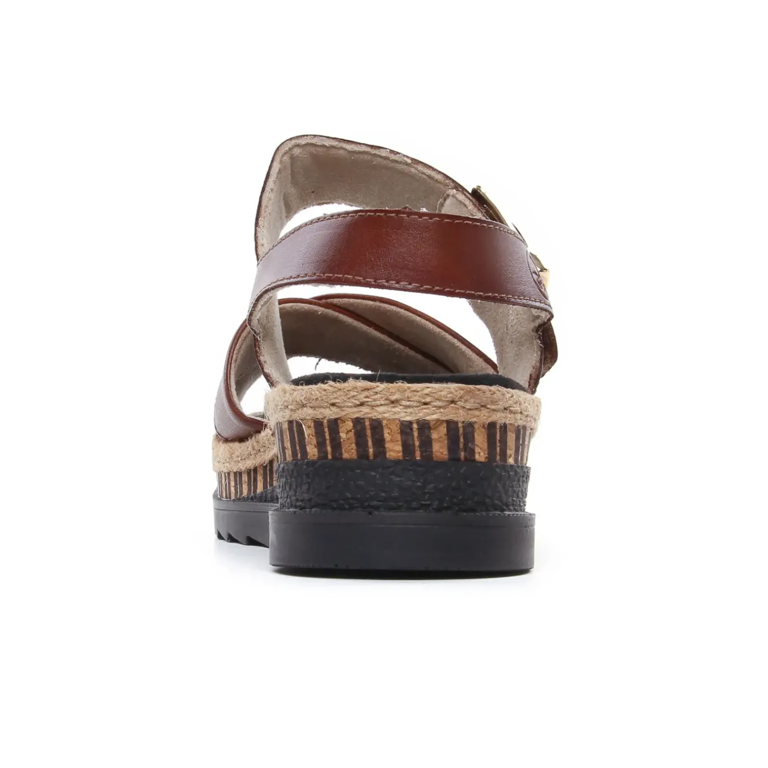 Nu-Pieds Compensés Rieker V7951-24 Reh Peanut