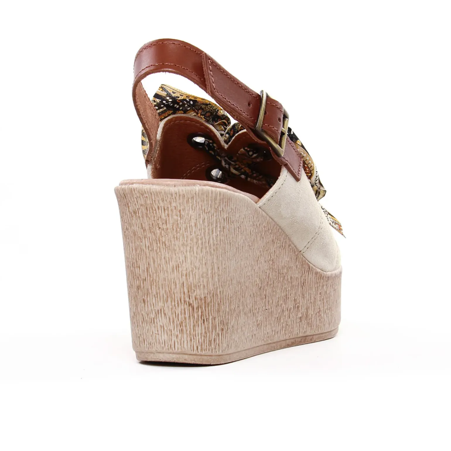 Nu-Pieds Compensés Scarlatine F450 Beige