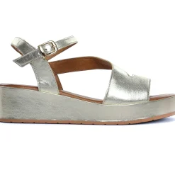 Nu-Pieds Compensés Scarlatine Galy Platine