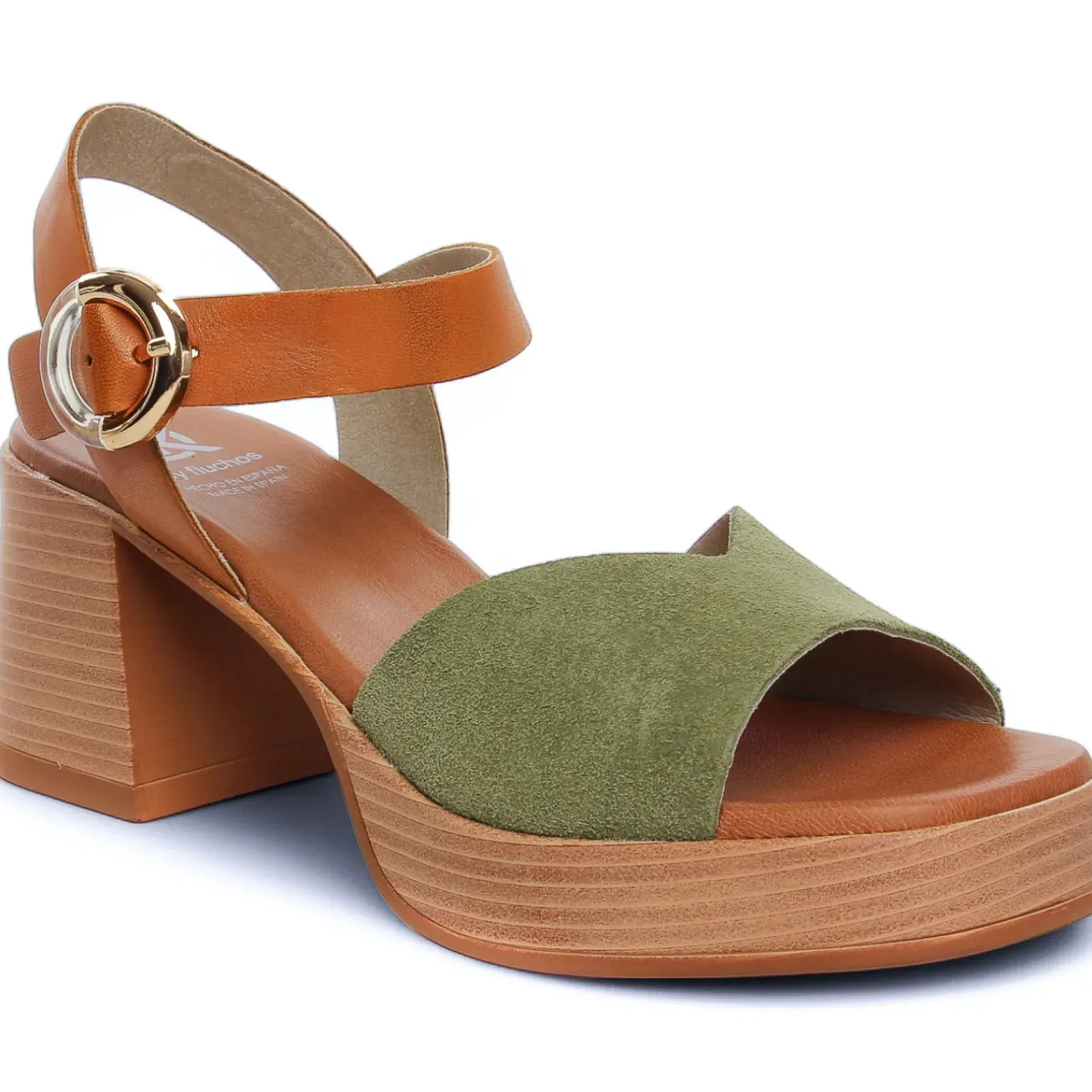 Nu-Pieds Talon Dorking D9287 Calf Kaki