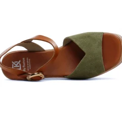 Nu-Pieds Talon Dorking D9287 Calf Kaki