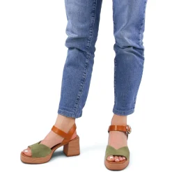 Nu-Pieds Talon Dorking D9287 Calf Kaki