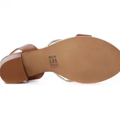Nu-Pieds Talon Les Tropeziennes Lilon Tan