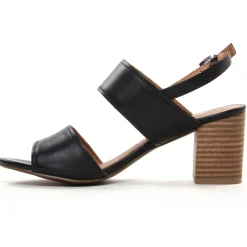Nu-Pieds Talon Marco Tozzi 28301 Black Antic