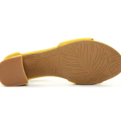 Nu-Pieds Talon Regarde Le Ciel Cathy-08 Yellow