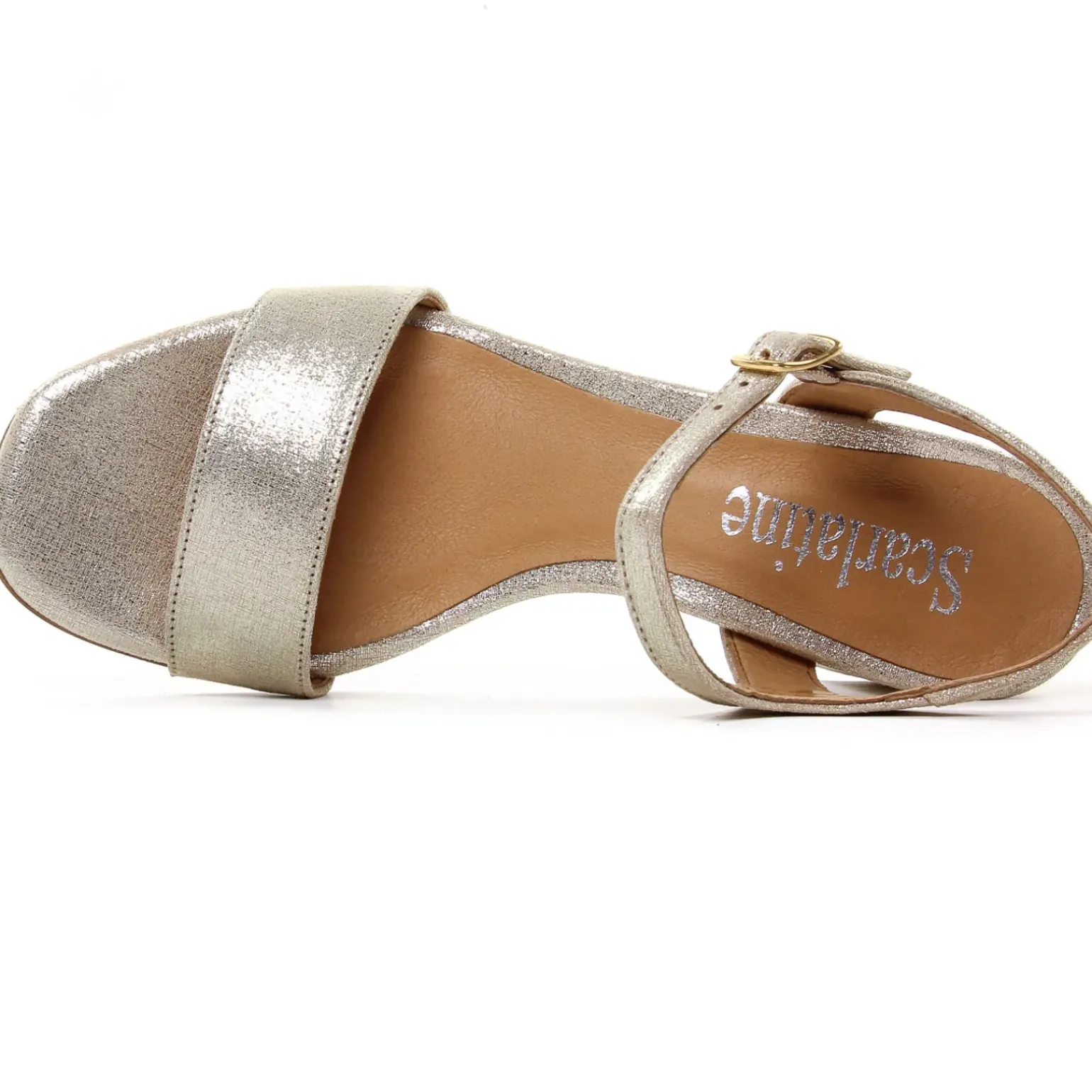 Nu-Pieds Talon Scarlatine Co44021Fb Platine