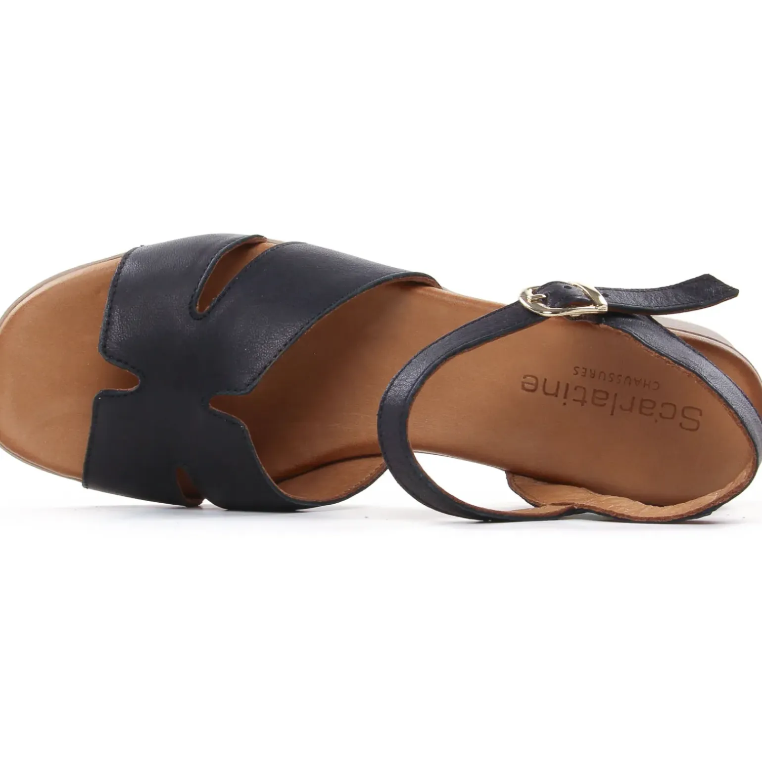 Nu-Pieds Talon Scarlatine Jade Noir
