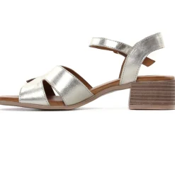 Nu-Pieds Talon Scarlatine Jade Platine
