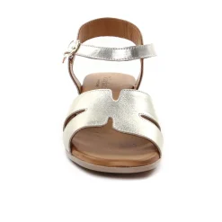 Nu-Pieds Talon Scarlatine Jade Platine