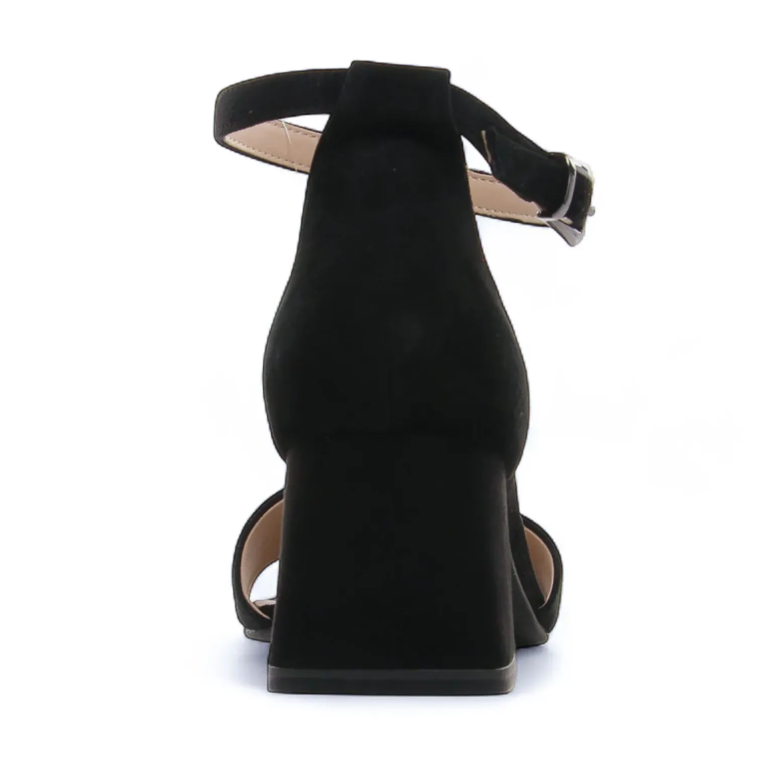 Nu-Pieds Talons Hauts Caprice 28302 Black Suede