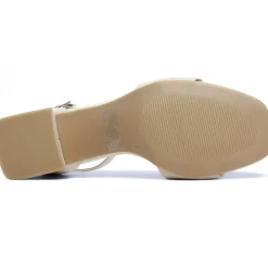 Nu-Pieds Talons Hauts Caprice 28302 Offwhite Nappa
