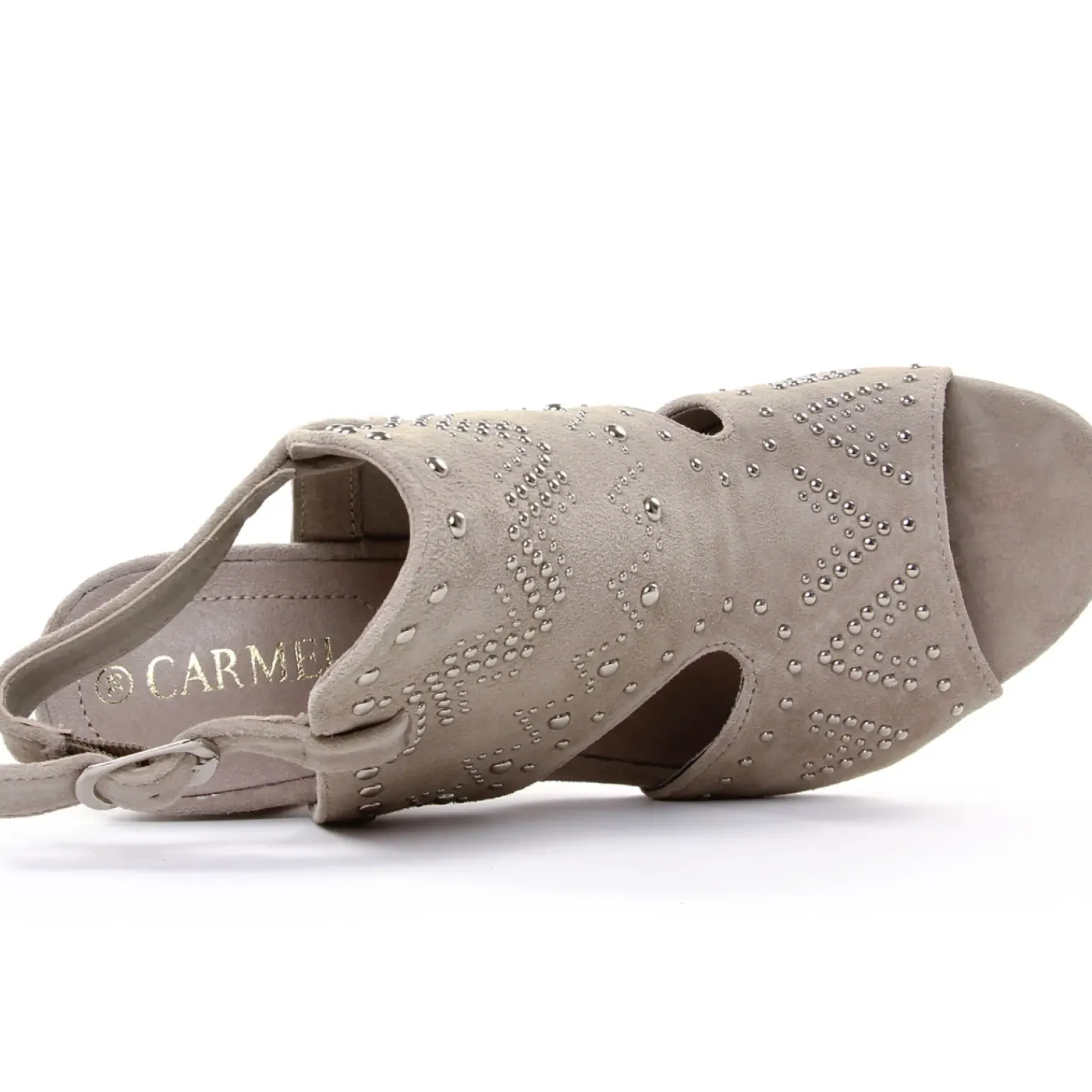 Nu-Pieds Talons Hauts Carmela 06662 Taupe