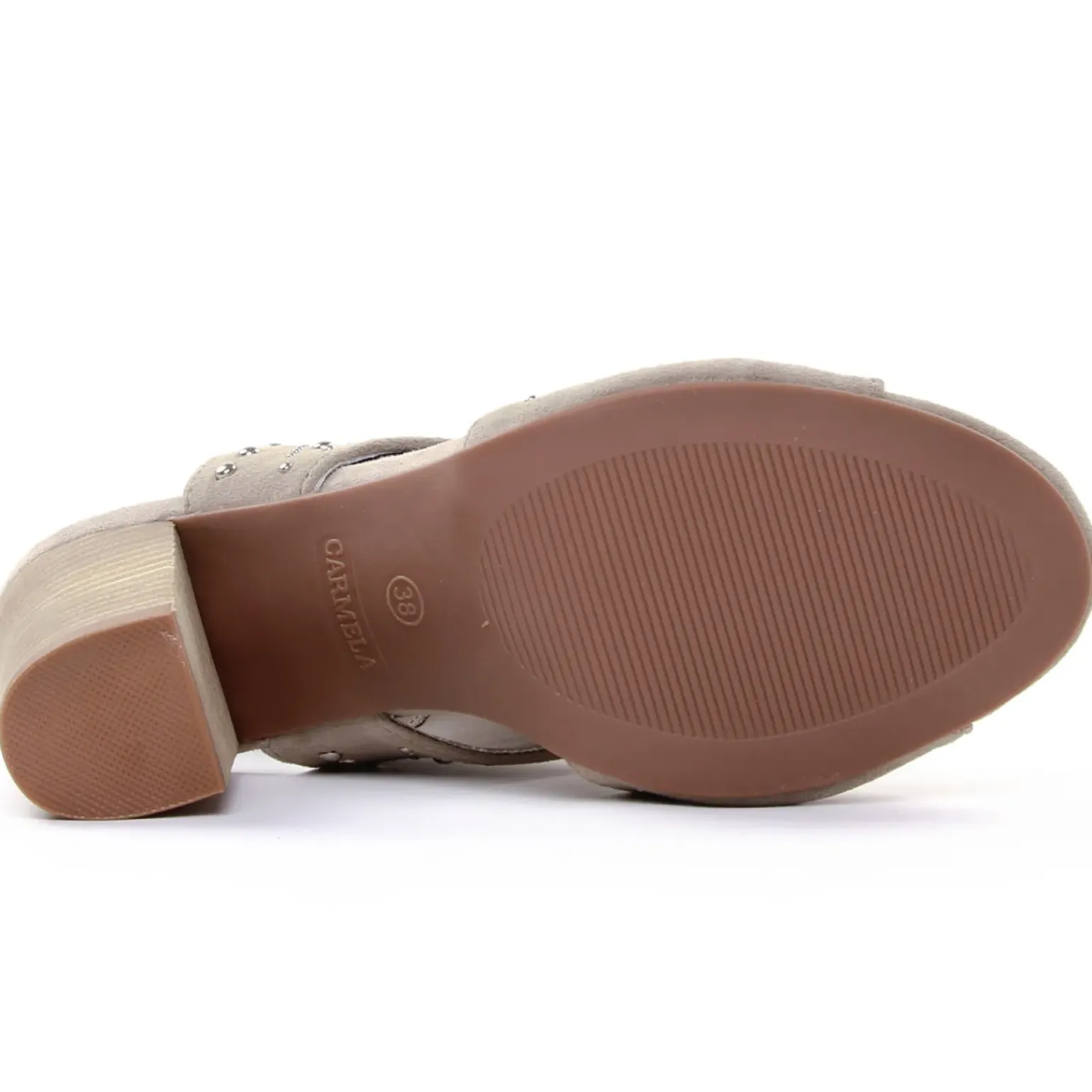 Nu-Pieds Talons Hauts Carmela 06662 Taupe