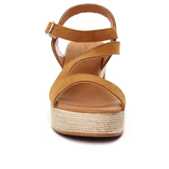Nu-Pieds Talons Hauts Eva Frutos 4642 Cuero
