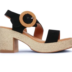 Nu-Pieds Talons Hauts Eva Frutos 4698 Negro