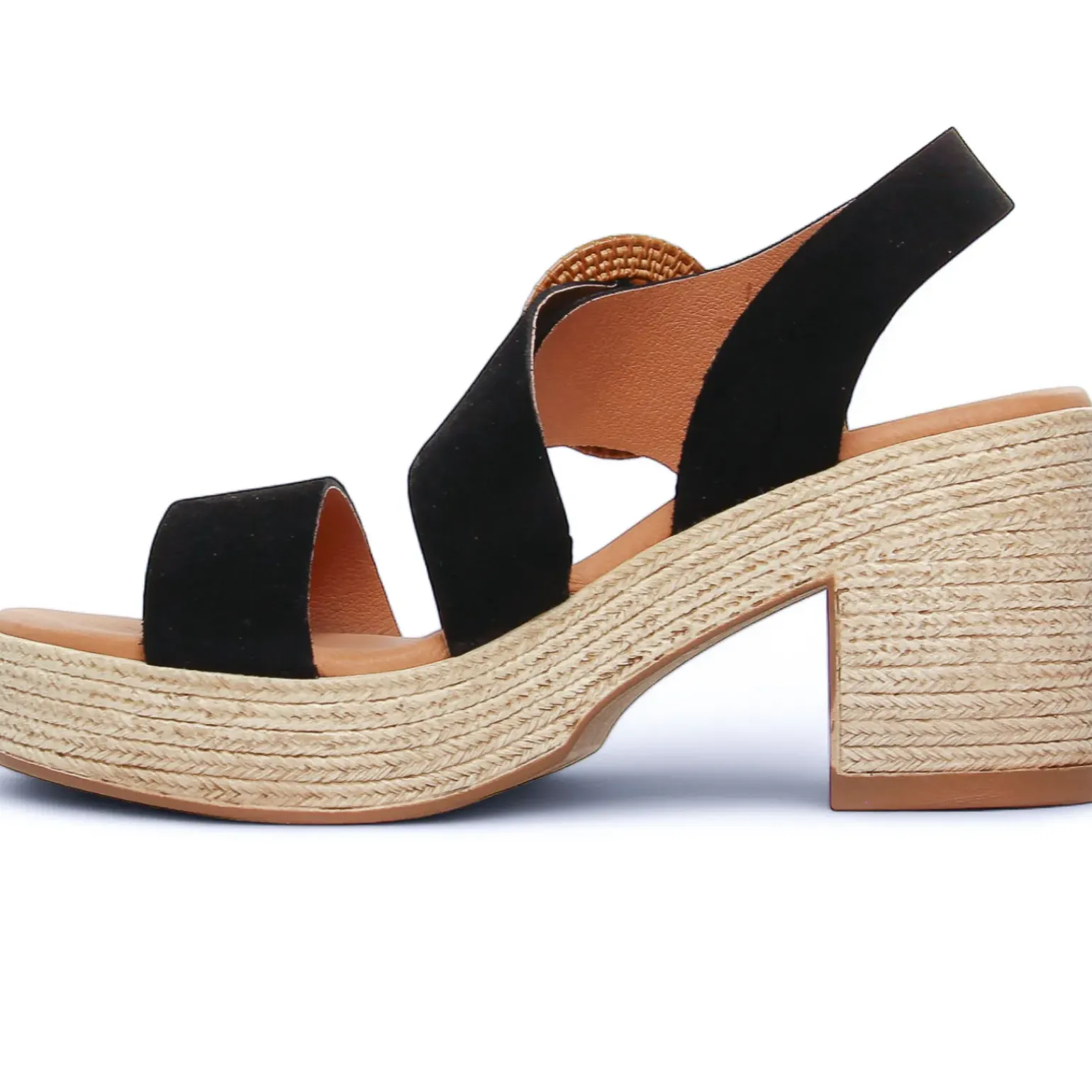 Nu-Pieds Talons Hauts Eva Frutos 4698 Negro