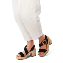 Nu-Pieds Talons Hauts Eva Frutos 4698 Negro