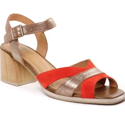 Nu-Pieds Talons Hauts Fugitive Glasco Orange