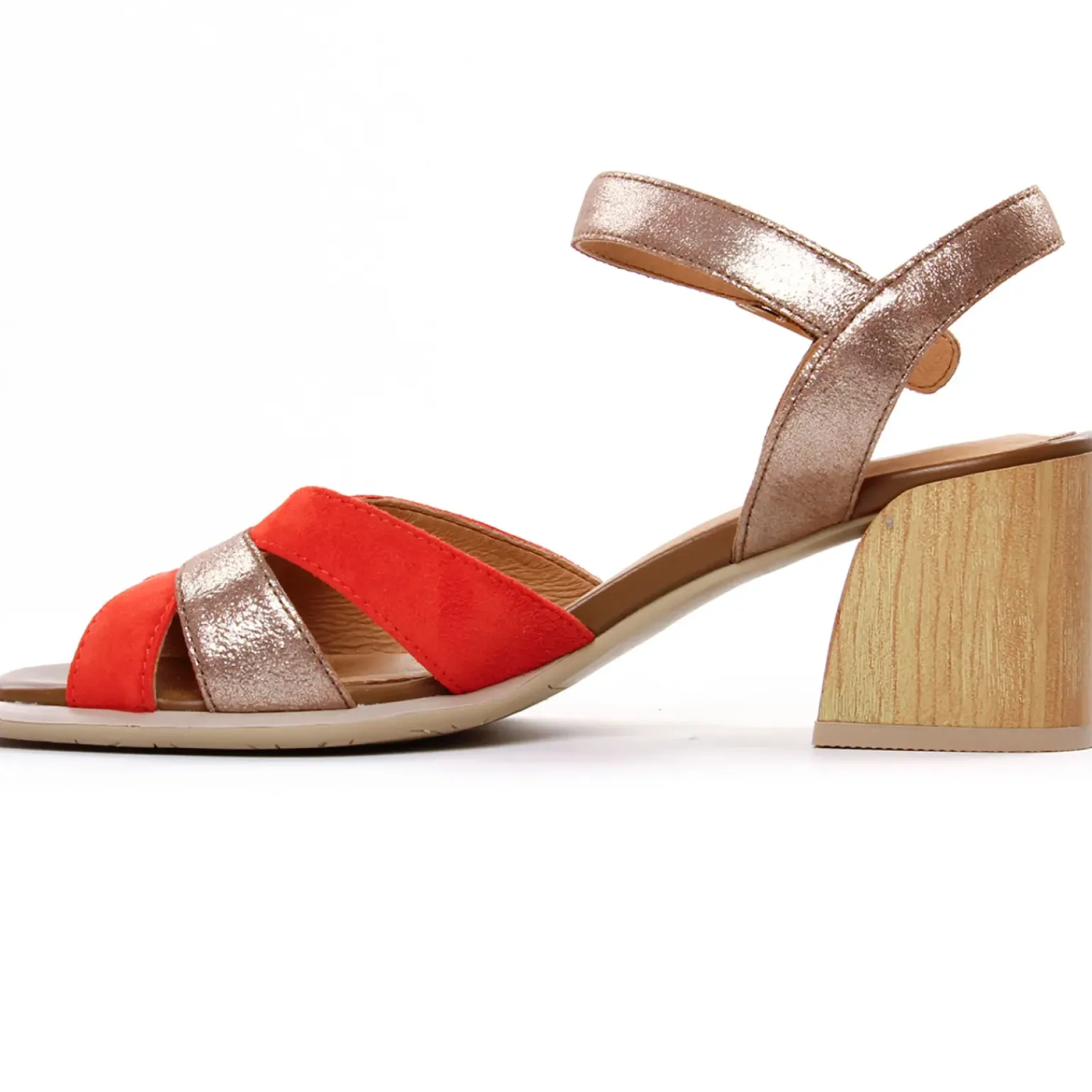 Nu-Pieds Talons Hauts Fugitive Glasco Orange
