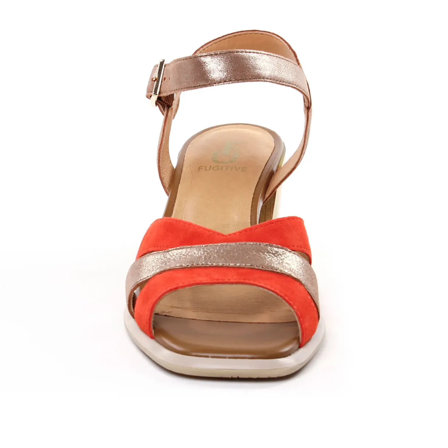 Nu-Pieds Talons Hauts Fugitive Glasco Orange
