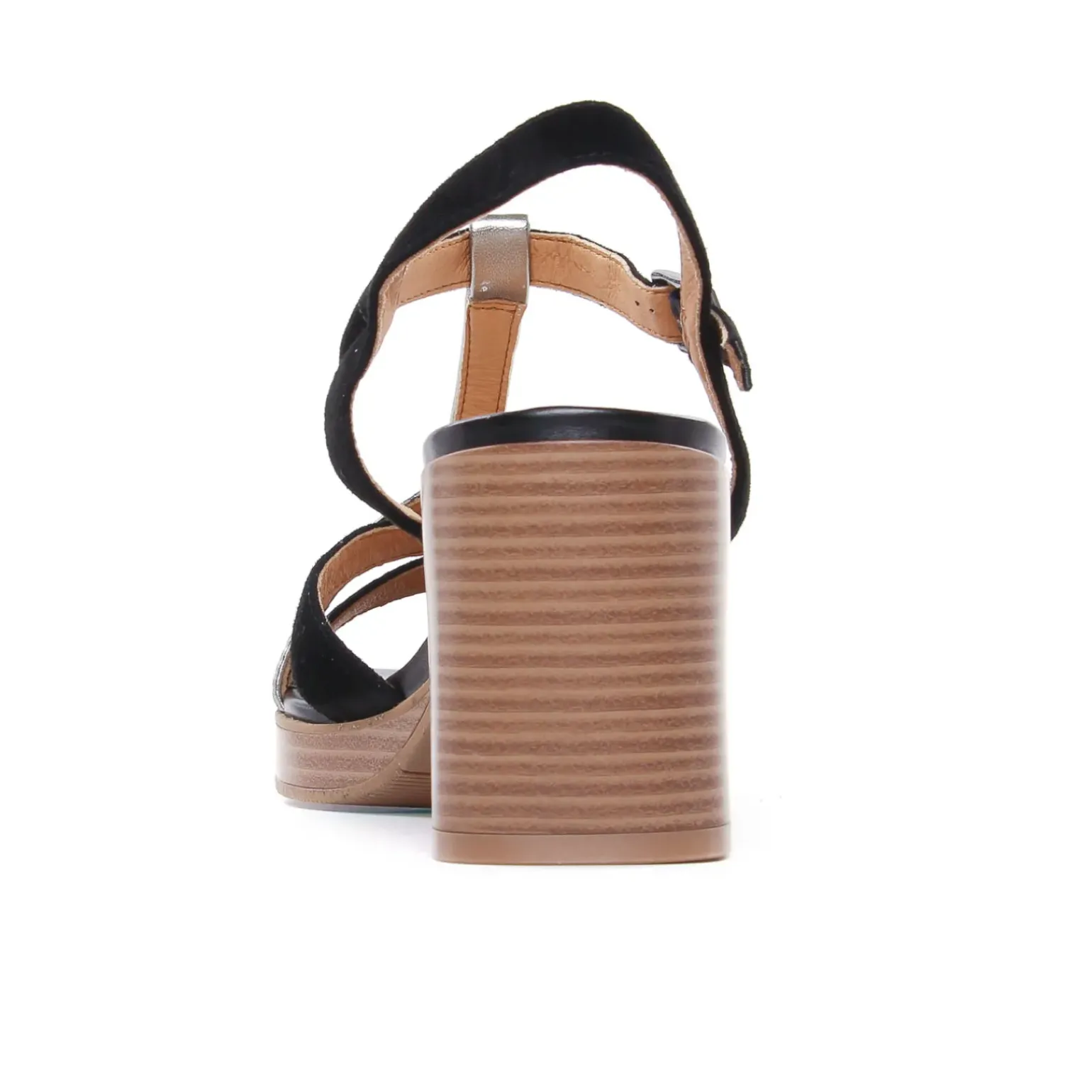Nu-Pieds Talons Hauts Fugitive Jess Velour Noir