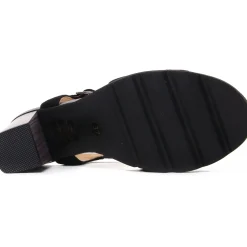 Nu-Pieds Talons Hauts Fugitive Retzia Noir