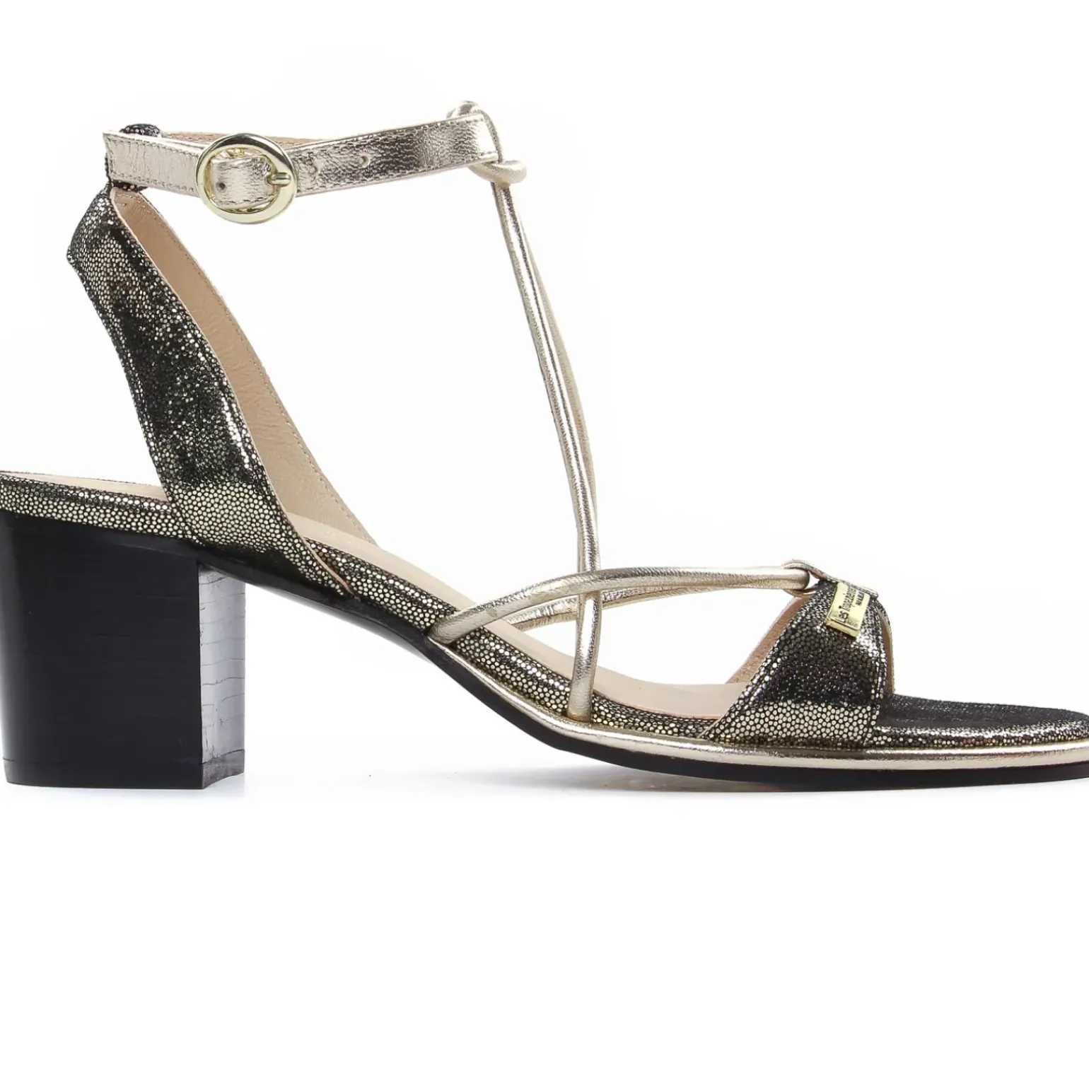 Nu-Pieds Talons Hauts Les Tropeziennes Lilonbuc Noir Irise