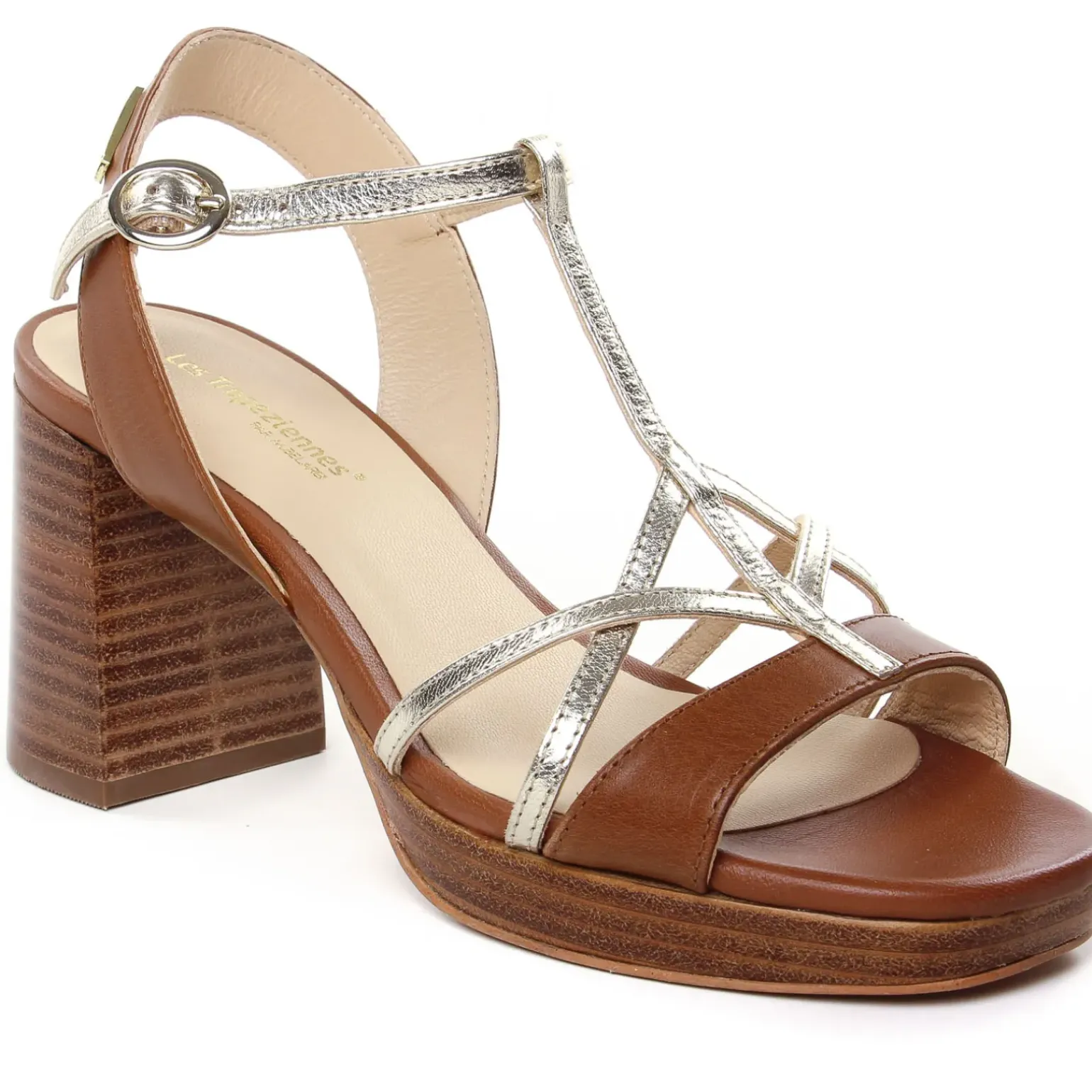 Nu-Pieds Talons Hauts Les Tropeziennes Limona Tan