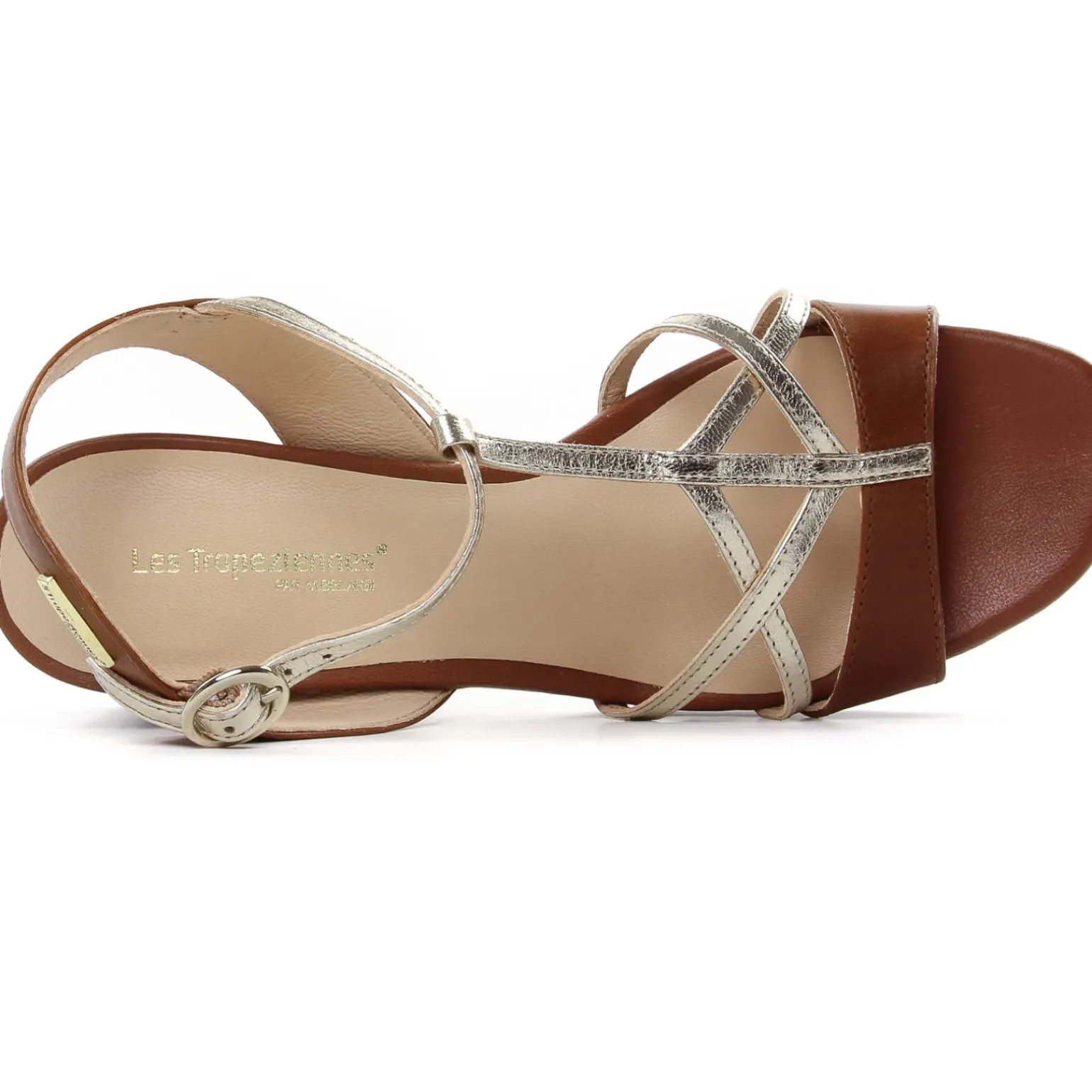 Nu-Pieds Talons Hauts Les Tropeziennes Limona Tan