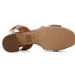 Nu-Pieds Talons Hauts Les Tropeziennes Limona Tan