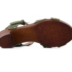 Nu-Pieds Talons Hauts Les Tropeziennes Toopino Kaki