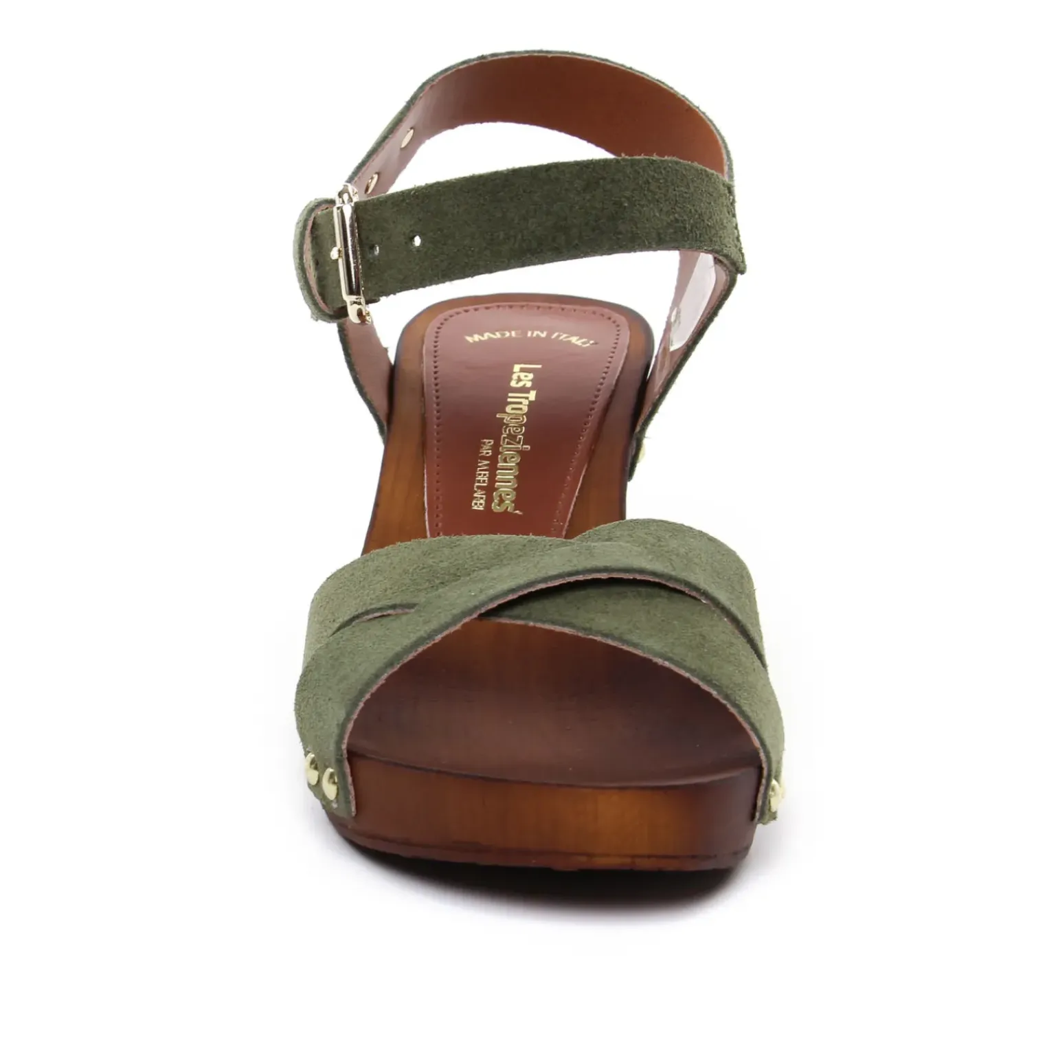 Nu-Pieds Talons Hauts Les Tropeziennes Toopino Kaki