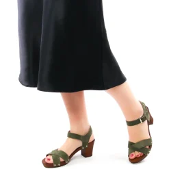 Nu-Pieds Talons Hauts Les Tropeziennes Toopino Kaki