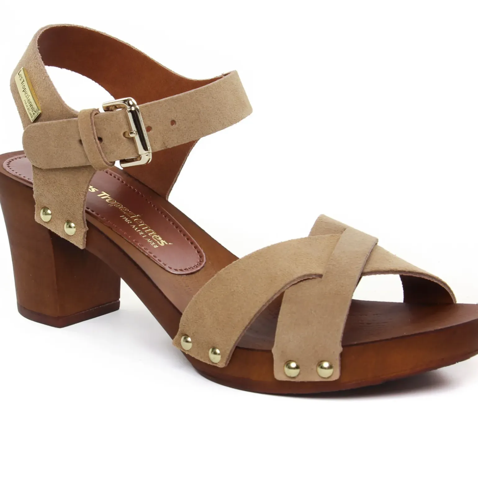 Nu-Pieds Talons Hauts Les Tropeziennes Toopino Taupe