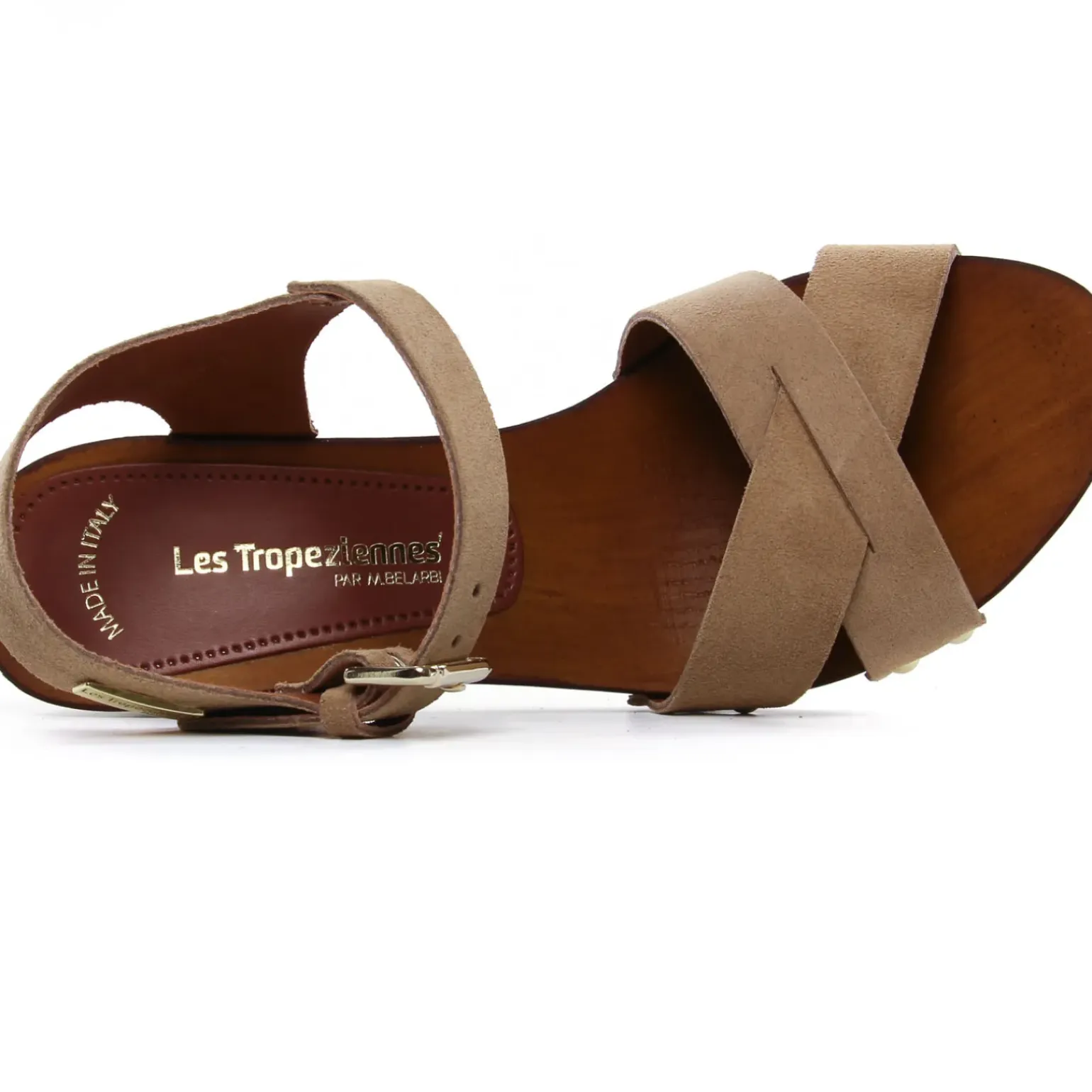 Nu-Pieds Talons Hauts Les Tropeziennes Toopino Taupe