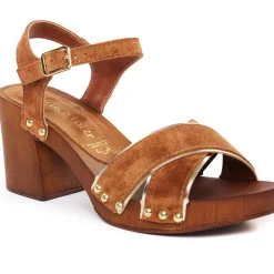 Nu-Pieds Talons Hauts Marco Tozzi 28359 Cognac Comb