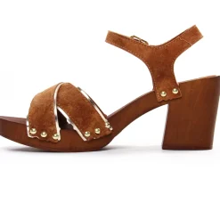 Nu-Pieds Talons Hauts Marco Tozzi 28359 Cognac Comb