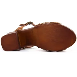 Nu-Pieds Talons Hauts Marco Tozzi 28359 Cognac Comb